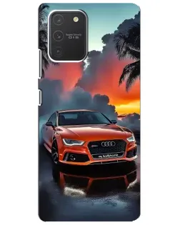 Чехол для Samsung Galaxy S10 Lite с картинкой «Audi — закат»
