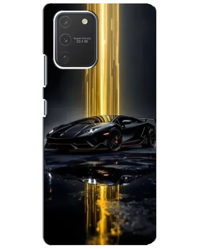 Чехол для Samsung Galaxy S10 Lite с картинкой «Ночной Lamborghini драйв»