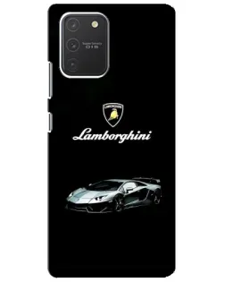 Чехол для Samsung Galaxy S10 Lite с картинкой «Логотип Lamborghini классика»