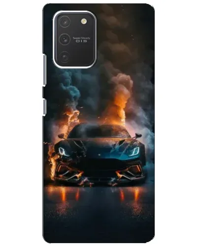 Чехол для Samsung Galaxy S10 Lite с картинкой «Lamborghini дымная эстетика»