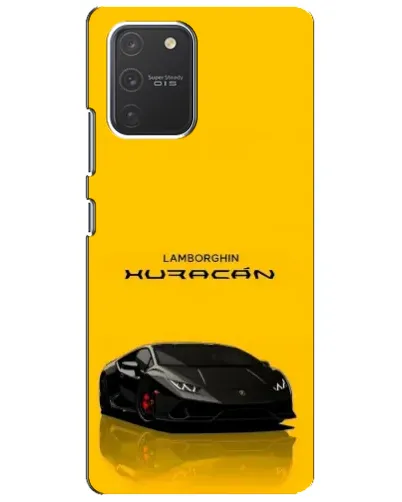 Чехол для Samsung Galaxy S10 Lite с картинкой «Lamborghini Huracan черный»
