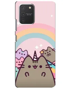 Чехол для Samsung Galaxy S10 Lite с картинкой «Единорог Pusheen»
