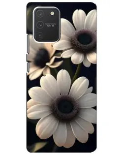 Чехол для Samsung Galaxy S10 Lite с картинкой «Белые маргаритки макро» Чехол для Samsung Galaxy S10 Lite с картинкой «Белые маргаритки макро»