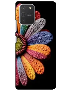 Чехол для Samsung Galaxy S10 Lite с картинкой «Радужный цветок» Чехол для Samsung Galaxy S10 Lite с картинкой «Радужный цветок»