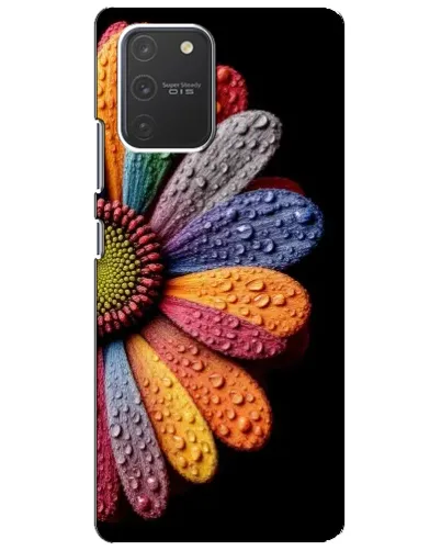 Чехол для Samsung Galaxy S10 Lite с картинкой «Радужный цветок»