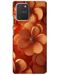 Чехол для Samsung Galaxy S10 Lite с картинкой «Оранжевый макро цветок» Чехол для Samsung Galaxy S10 Lite с картинкой «Оранжевый макро цветок»