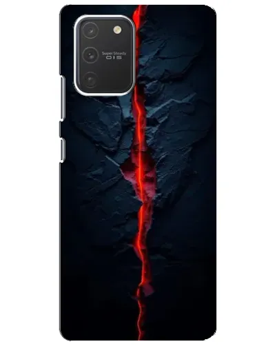 Чехол для Samsung Galaxy S10 Lite с картинкой «Kрасная лавовая трещина» Чехол для Samsung Galaxy S10 Lite с картинкой «Kрасная лавовая трещина»