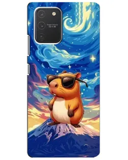 Чехол для Samsung Galaxy S10 Lite с картинкой «Капибара Ван Гога» Чехол для Samsung Galaxy S10 Lite с картинкой «Капибара Ван Гога»