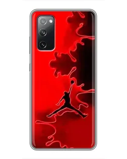 Чехол для Samsung Galaxy S20 FE с картинкой «Jordan Red Smoke»