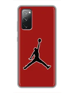 Чехол для Samsung Galaxy S20 FE с картинкой «Jordan Red Back»