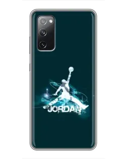 Чехол для Samsung Galaxy S20 FE с картинкой «Jordan Blue Fire»