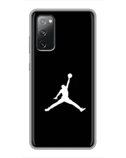 Чехол для Samsung Galaxy S20 FE с картинкой «Jordan Silhouette»