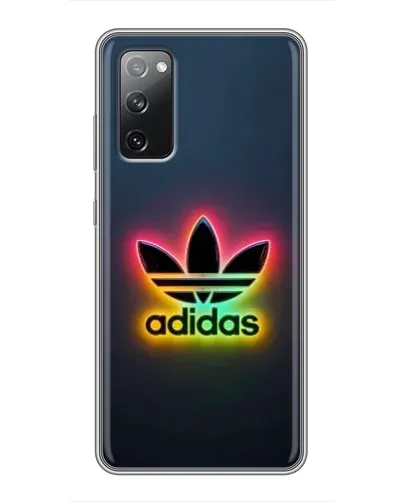 Чехол для Samsung Galaxy S20 FE с картинкой «Неоновый Adidas»