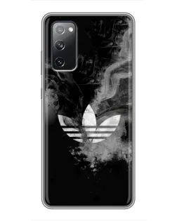 Чехол для Samsung Galaxy S20 FE с картинкой «Абстрактный дым Adidas»