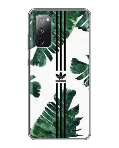 Чехол для Samsung Galaxy S20 FE с картинкой «Пальмовые листья адидас»