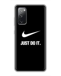 Чехол для Samsung Galaxy S20 FE с картинкой «Классический принт Nike»