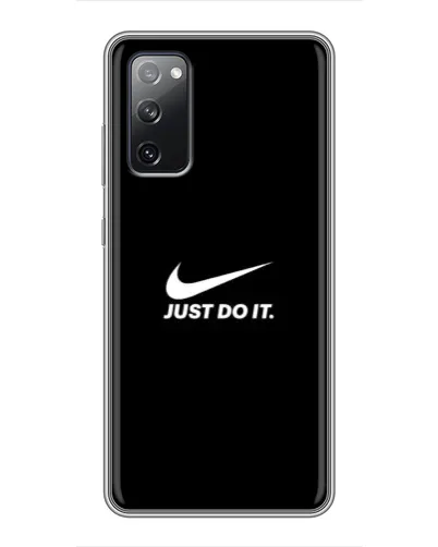 Чехол для Samsung Galaxy S20 FE с картинкой «Минимализм от Nike»