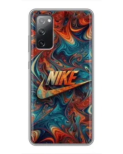 Чехол для Samsung Galaxy S20 FE с картинкой «Nike в абстракции»