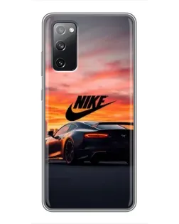 Чехол для Samsung Galaxy S20 FE с картинкой «Nike и суперкар»