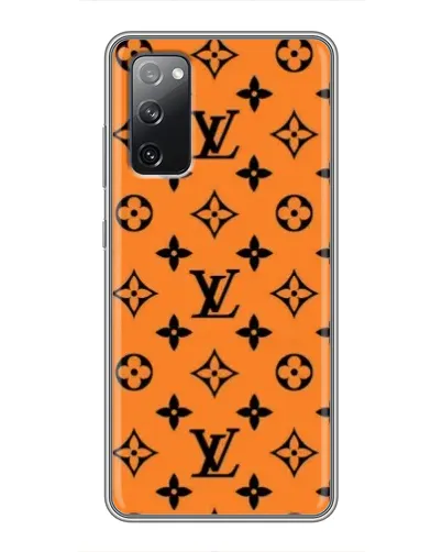 Чехол для Samsung Galaxy S20 FE с картинкой «Оранжевый стиль LV»