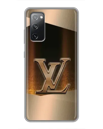 Чехол для Samsung Galaxy S20 FE с картинкой «LV — золотое сияние»