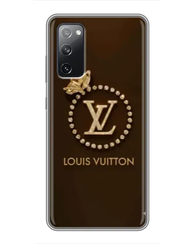 Чехол для Samsung Galaxy S20 FE с картинкой «LV — золотая печать»