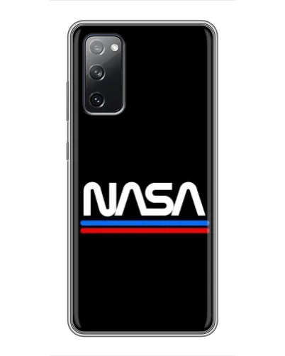 Чехол для Samsung Galaxy S20 FE с картинкой «NASA — классика Red Blue»