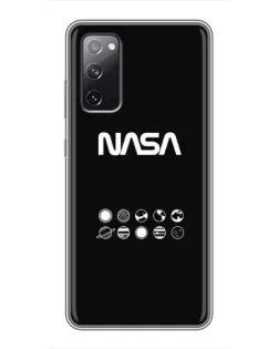 Чехол для Samsung Galaxy S20 FE с картинкой «NASA — технический принт»