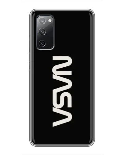 Чехол для Samsung Galaxy S20 FE с картинкой «NASA — вертикальный логотип»