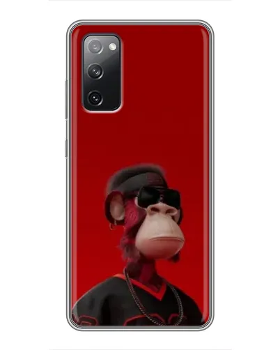 Чехол для Samsung Galaxy S20 FE с картинкой «Bored Ape в красном» Чехол для Samsung Galaxy S20 FE с картинкой «Bored Ape в красном»