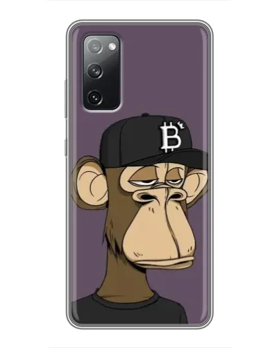 Чехол для Samsung Galaxy S20 FE с картинкой «Bored Ape в кепке» Чехол для Samsung Galaxy S20 FE с картинкой «Bored Ape в кепке»
