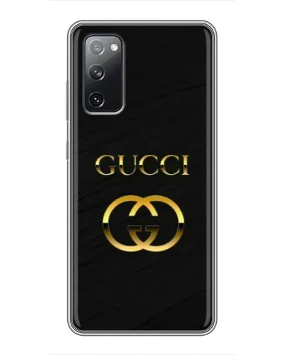 Чехол для Samsung Galaxy S20 FE с картинкой «Золотой логотип Gucci» Чехол для Samsung Galaxy S20 FE с картинкой «Золотой логотип Gucci»