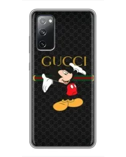 Чехол для Samsung Galaxy S20 FE с картинкой «Микки Маус Gucci»