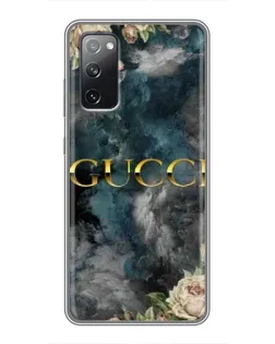 Чехол для Samsung Galaxy S20 FE с картинкой «Абстрактные цветы Gucci»