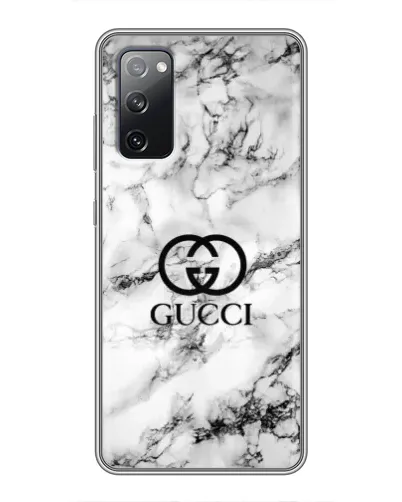 Чехол для Samsung Galaxy S20 FE с картинкой «Gucci — мраморный шик» Чехол для Samsung Galaxy S20 FE с картинкой «Gucci — мраморный шик»
