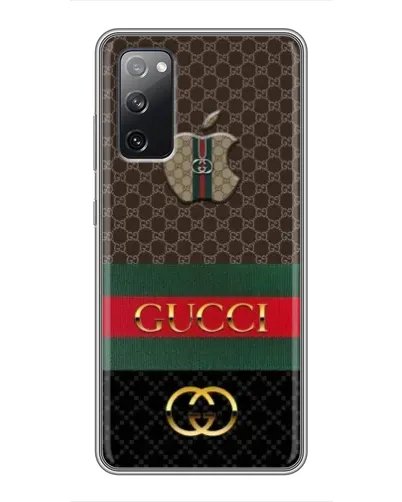 Чехол для Samsung Galaxy S20 FE с картинкой «Gucci — брендированный десерт» Чехол для Samsung Galaxy S20 FE с картинкой «Gucci — брендированный десерт»