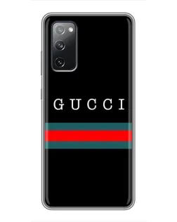 Чехол для Samsung Galaxy S20 FE с картинкой «Gucci — красный пояс»