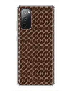 Чехол для Samsung Galaxy S20 FE с картинкой «Gucci — шоколадная сетка» Чехол для Samsung Galaxy S20 FE с картинкой «Gucci — шоколадная сетка»
