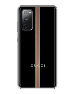 Чехол для Samsung Galaxy S20 FE с картинкой «Gucci — строгая линия» Чехол для Samsung Galaxy S20 FE с картинкой «Gucci — строгая линия»