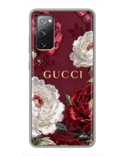 Чехол для Samsung Galaxy S20 FE с картинкой «Gucci — бордовые розы» Чехол для Samsung Galaxy S20 FE с картинкой «Gucci — бордовые розы»