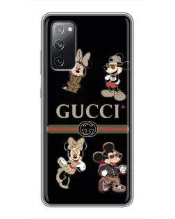 Чехол для Samsung Galaxy S20 FE с картинкой «Gucci — герои Disney и монограмма» Чехол для Samsung Galaxy S20 FE с картинкой «Gucci — герои Disney и монограмма»
