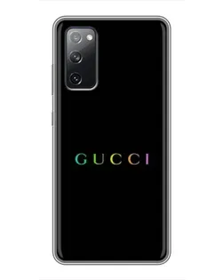 Чехол для Samsung Galaxy S20 FE с картинкой «Gucci — неоновый минимализм» Чехол для Samsung Galaxy S20 FE с картинкой «Gucci — неоновый минимализм»