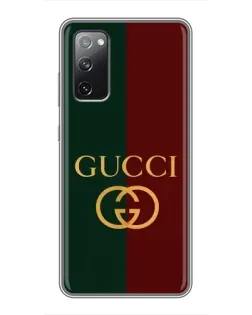 Чехол для Samsung Galaxy S20 FE с картинкой «Gucci — темно-зеленый градиент» Чехол для Samsung Galaxy S20 FE с картинкой «Gucci — темно-зеленый градиент»