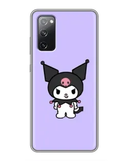 Чехол для Samsung Galaxy S20 FE с картинкой «Kuromi — нежный фиолетовый»