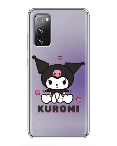 Чехол для Samsung Galaxy S20 FE с картинкой «Kuromi — фиолетовый арт»