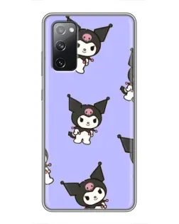Чехол для Samsung Galaxy S20 FE с картинкой «Паттерн с Kuromi»