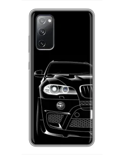 Чехол для Samsung Galaxy S20 FE с картинкой «Темный силуэт BMW»