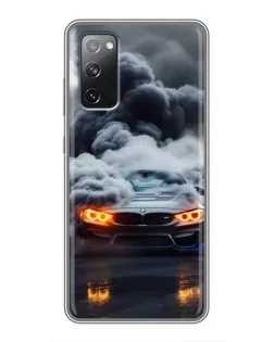 Чехол для Samsung Galaxy S20 FE с картинкой «BMW в дыму»