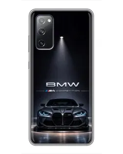 Чохол для Samsung Galaxy S20 FE з картинкою «BMW крізь нічне місто»