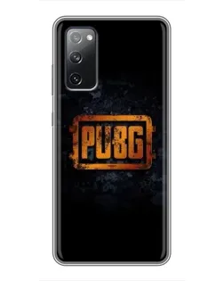 Чехол для Samsung Galaxy S20 FE с картинкой «PUBG — золотой логотип»